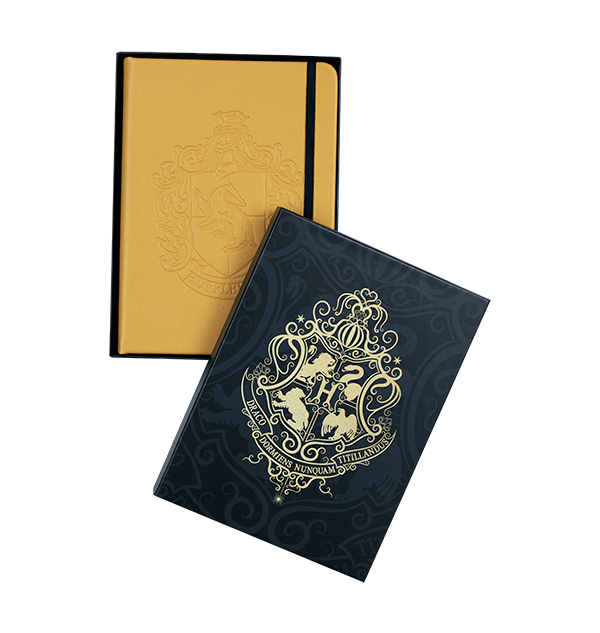 Warner Bros Personalised Hufflepuff Crest Embossed Journal