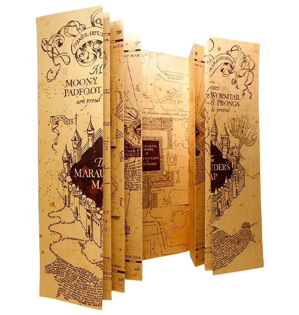 Warner Bros Marauder's Map Replica
