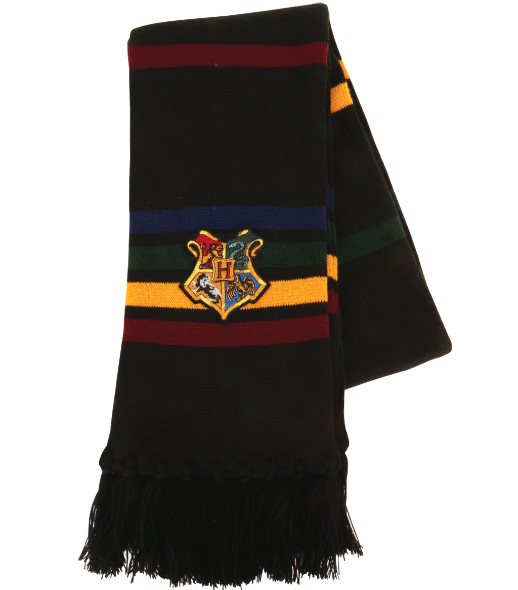 Warner Bros Hogwarts School Crest Knitted Scarf