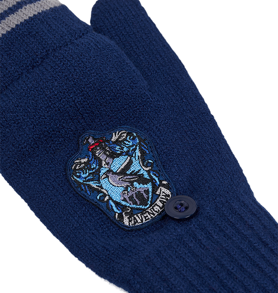 Warner Bros Ravenclaw Knitted Mitten Capped Gloves