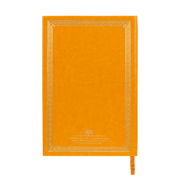 Warner Bros Faux Leather Hufflepuff Crest Notebook