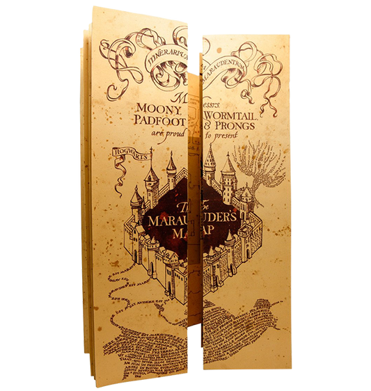Warner Bros Marauder's Map Replica