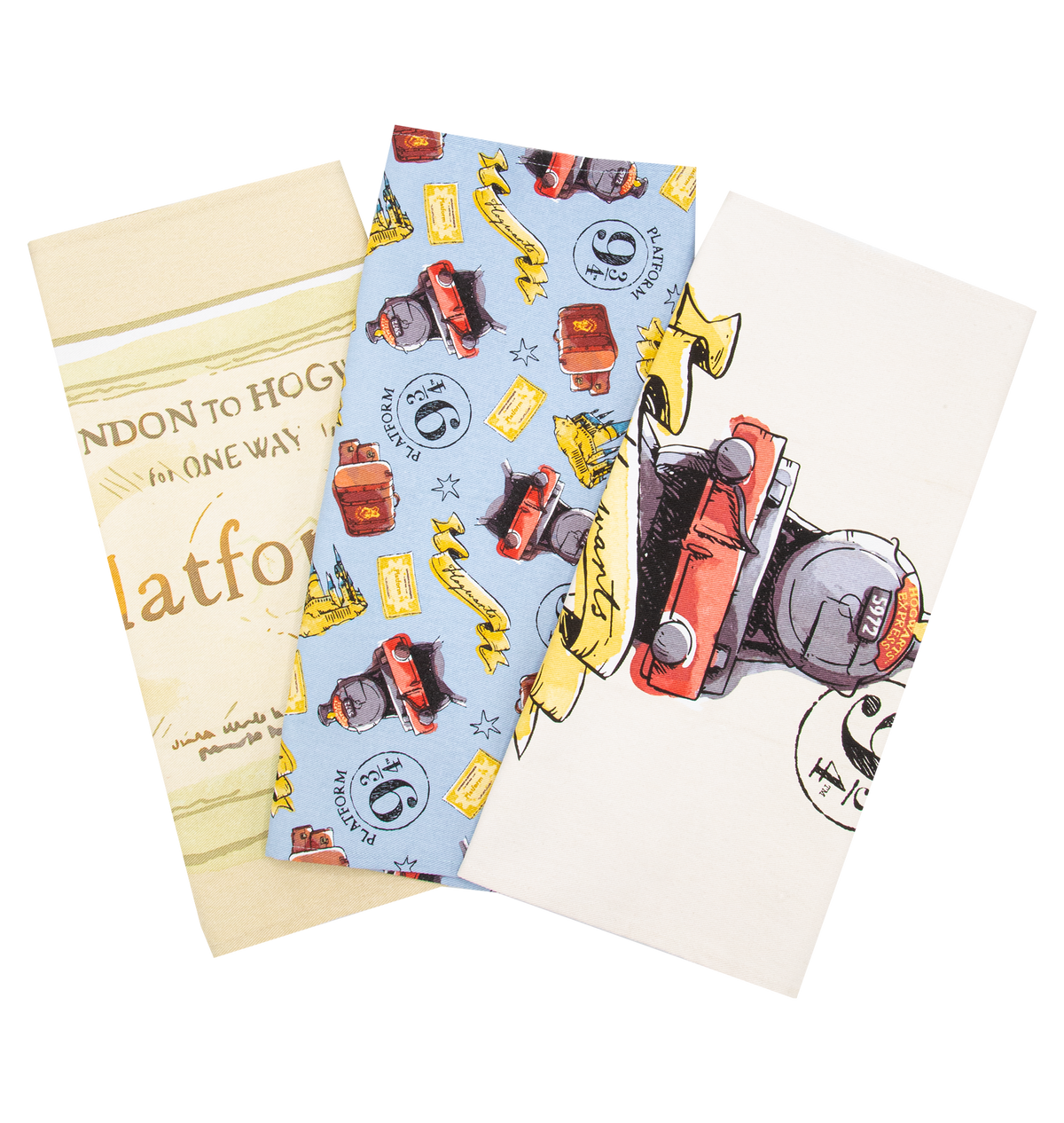 Warner Bros Hogwarts Express Tea Towel Set