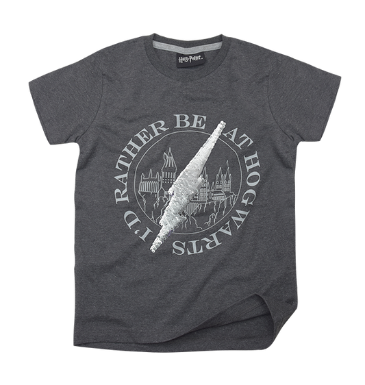 Warner Bros Kids Lightning Bolt Sequin Reverse T-Shirt