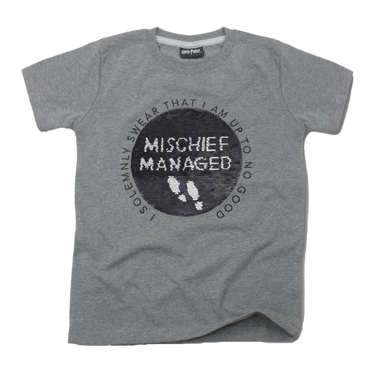 Warner Bros Kids Marauder's Map Sequin Reverse T-shirt